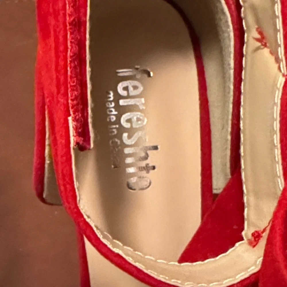Elegant Red Bow Women's Heels